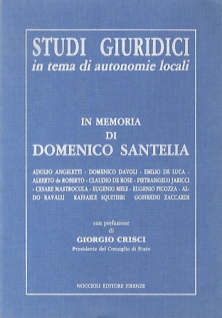 Studi giuridici in tema di autonomie locali in memoria di …