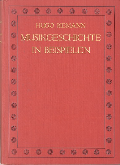 Musikgeschichte in Beispielen.