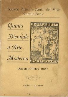 Quinta biennale d'arte moderna: agosto-ottobre 1927.