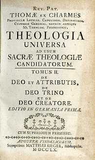 Theologia universa ad usum sacrae theologiae candidatorum.