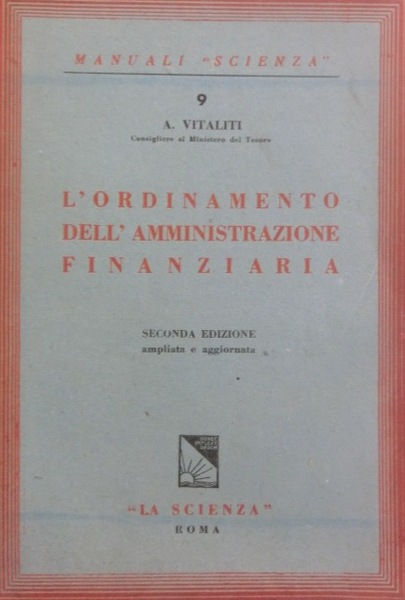 L'ordinamento dell'amministrazione finanziaria.