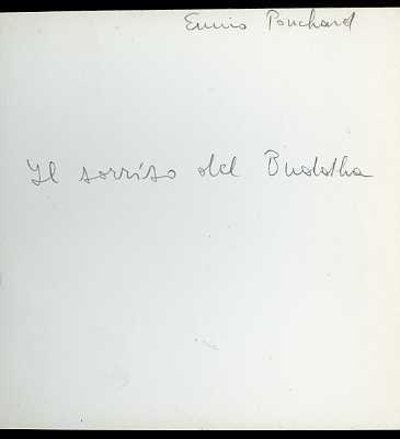 Il sorriso del Buddha.