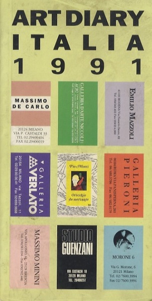 Art diary Italia 1991.