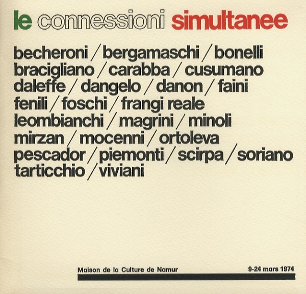 Les connexions simultanees = De aanstondige Bekendmaking = Die gleichzeitigen …