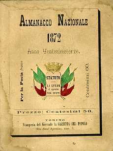 Almanacco nazionale: 1872.