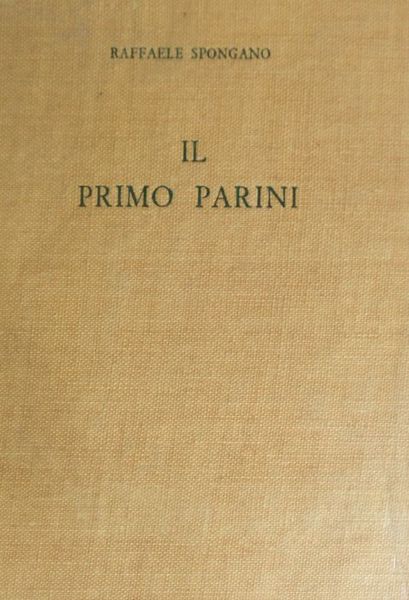 Il primo Parini.