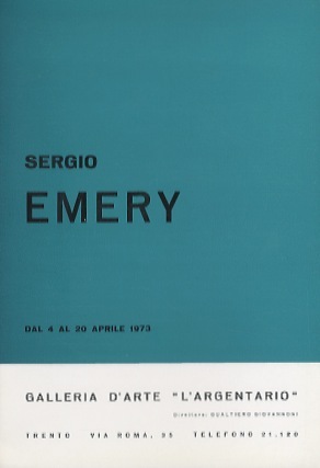 Sergio Emery: dal 4 al 20 aprile 1973.