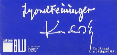 Lyonel Feininger, Kandinsky: dal 23 maggio al 30 giugno 1983.