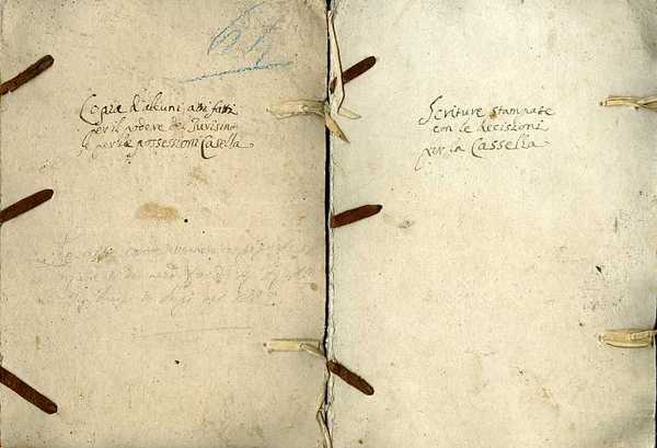 Scritture stampate con le decisioni per la Casella - Copia …