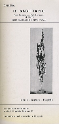 [Sinisca]: pitture - sculture - litografie.