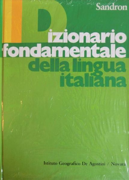 Dizionario fondamentale della lingua italiana.