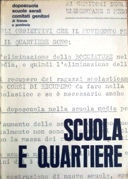 Scuola e quartiere.