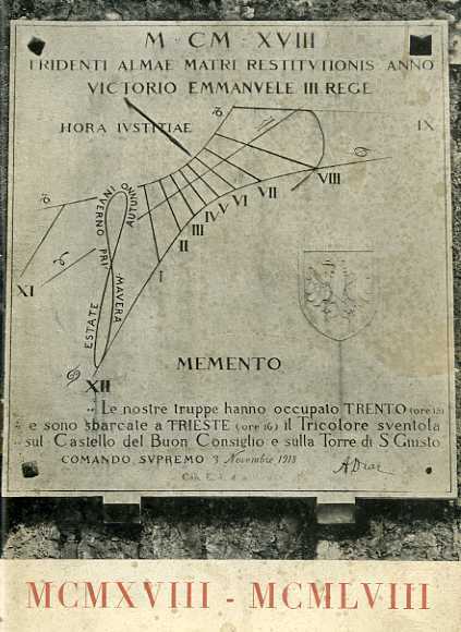 MCMXVIII-MCMLVIII: Trento, 3 novembre 1958.