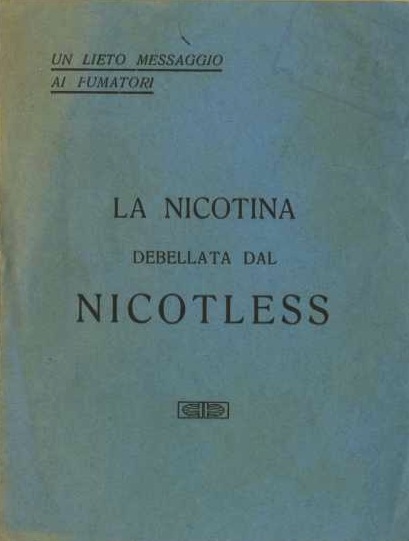 La nicotina debellata dal Nicotless: un lieto messaggio ai fumatori.