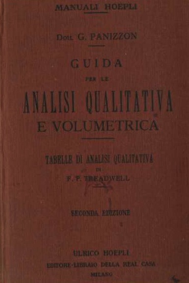 Guida per le analisi qualitativa e volumetrica e ricerche sulla …