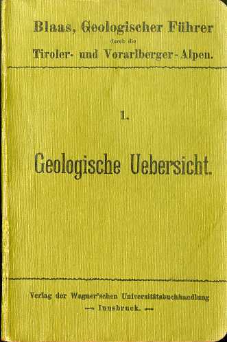 Geologischer FÃ¼hrer durch die Tiroler und Vorarlberger Alpen.