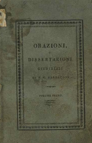 Orazioni, o, Dissertazioni giudiziali.