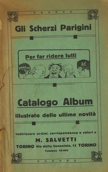 Gli scherzi parigini: per far ridere tutti: M. Salvetti: catalogo …