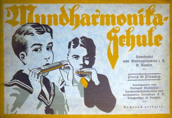 Mundharmonika-Schule.