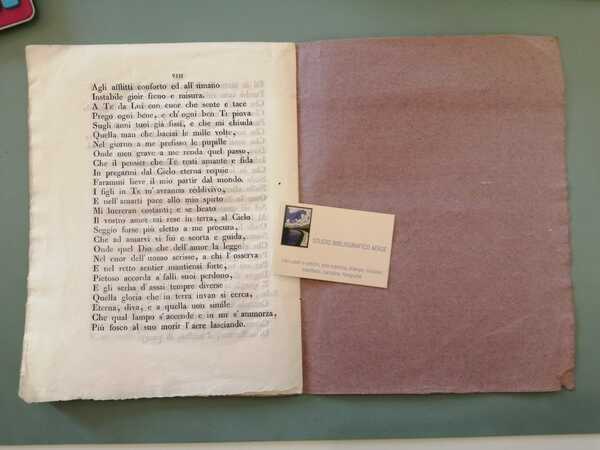 L'undici settembre 1831: versi.