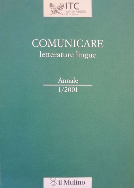 Comunicare: letterature, lingue.
