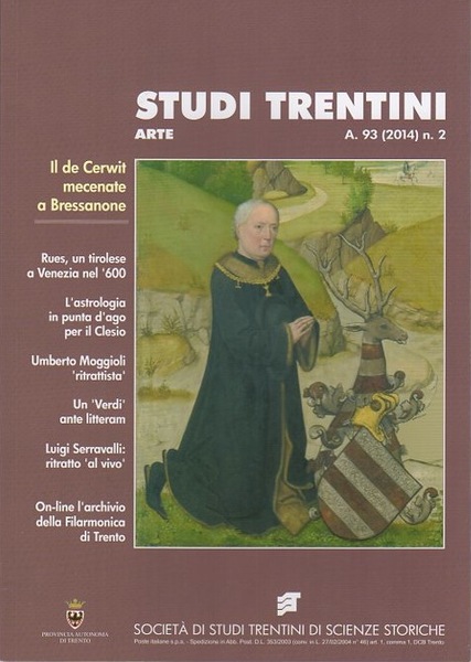 Studi trentini arte: il de Cerwit mecenate a Bressanone.