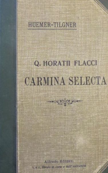 Carmina selecta.