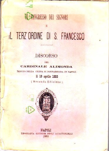 Il congresso dei signori e il terz'ordine di S. Francesco: …