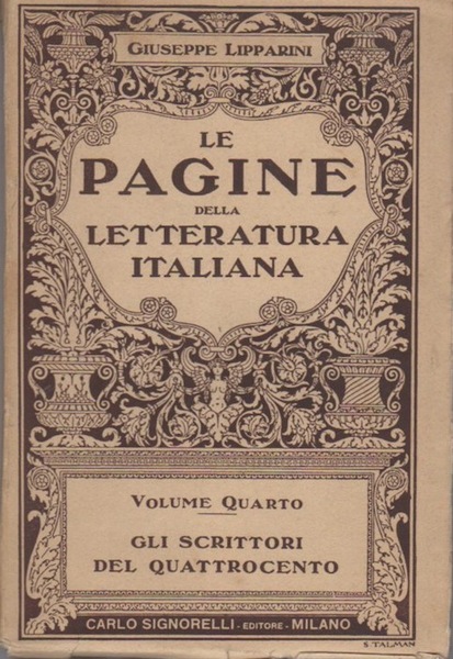 Gli scrittori del quattrocento.