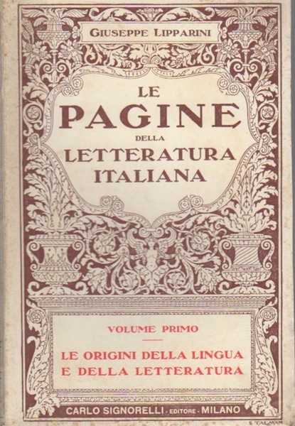 Le origini della lingua e della letteratura.