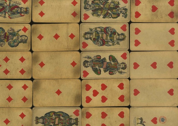 Mazzo di carte da gioco COMPLETO consistente di 44 carte …