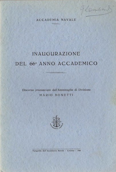 Inaugurazione del 66Â° anno accademico.