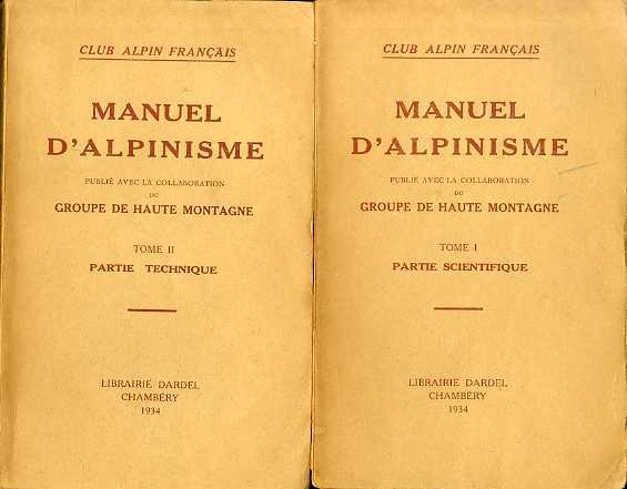 Manuel d'alpinisme.