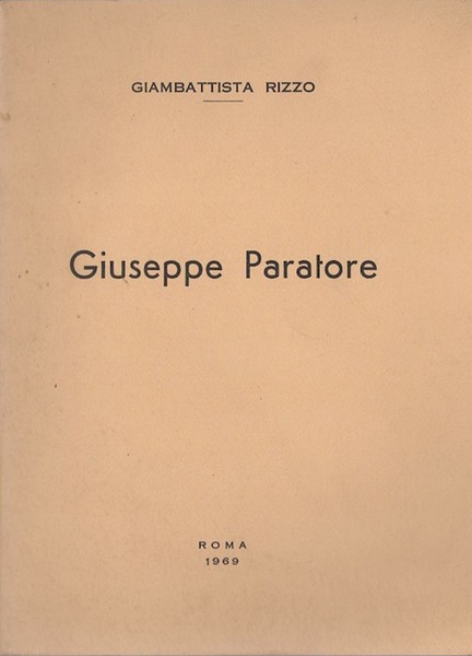 Giuseppe Paratore.