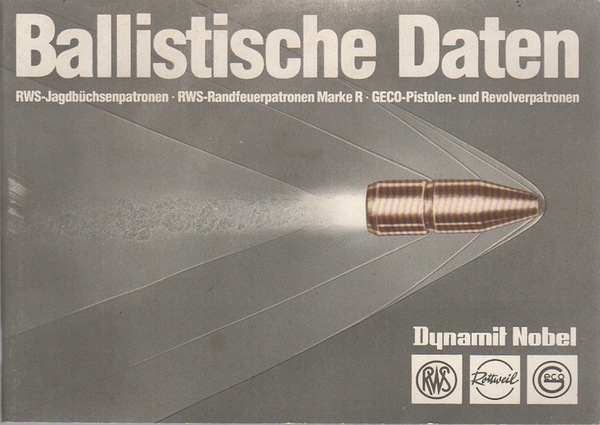 Ballistische Daten: RWS-JagdbÃ¼chsenpatronen - RWS-Randfeuerpatronen Marke R - GECO-Pistolen- und …