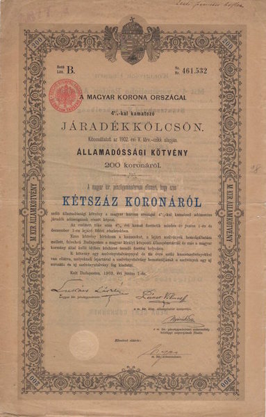 A Magyar Korona Orszagai: 200 koronarol: ketszaz koronarol.