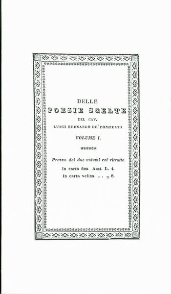 Delle poesie scelte.