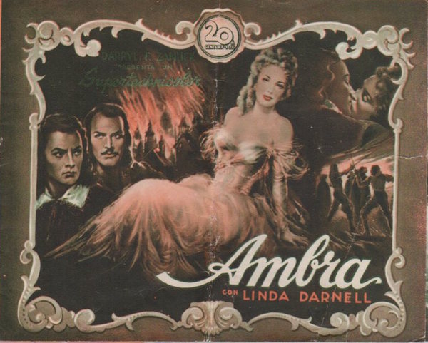 Ambra con Linda Darnell.