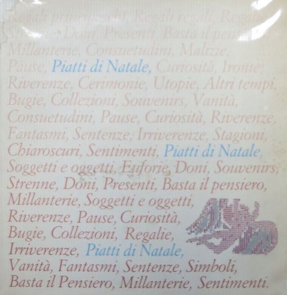 Il Piatto di Natale dal 1895 soggetto e oggetto del …