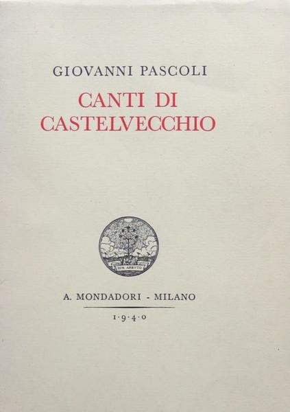 Canti di Castelvecchio.