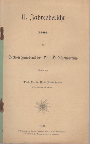II. Jahresbericht (1888) der Section Innsbruck des D. u. Ã–. …