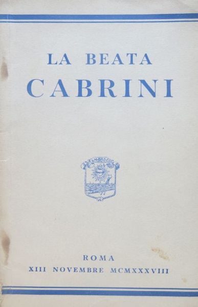 La beata Cabrini.