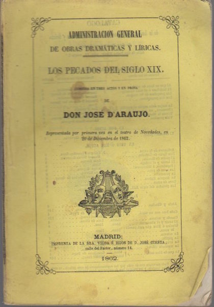 Pecados del siglo XIX: comedia en tres actos y en …
