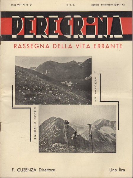 Peregrina: rassegna della vita errante: mensile di turismo, arte, letteratura.