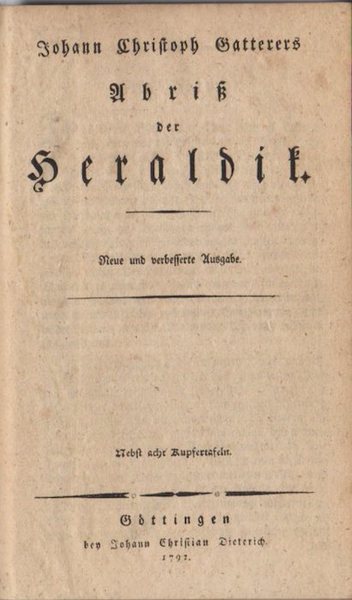 AbriÃŸ der Heraldik.