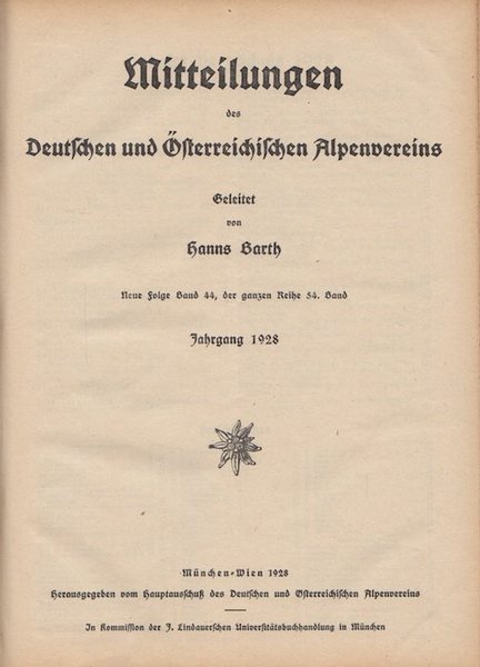 Mittheilungen des Deutschen und Ã–sterreichischen Alpenvereins.