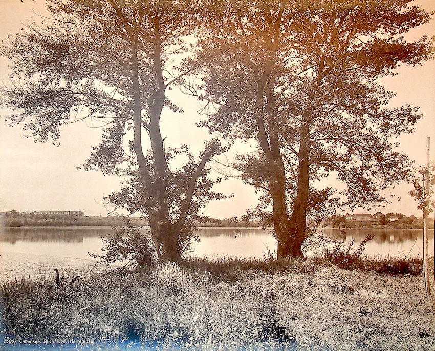 7302. Chiemsee, Blick a. d. Herreninsel.