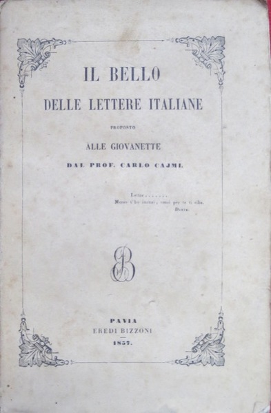 Il bello delle lettere italiane.