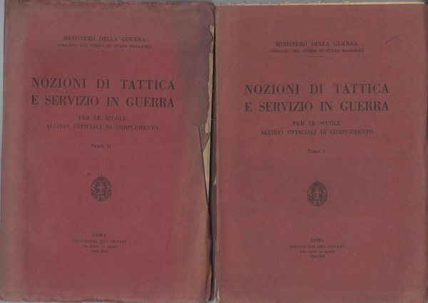 Nozioni di tattica e servizio in guerra: per le scuole …