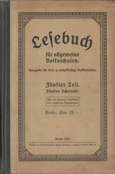 Lesebuch fÃ¼r allgemeine Volksschulen: Ausgabe fÃ¼r drei- und mehrklassige Volksschulen.